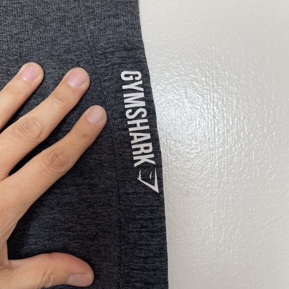 Gymshark Womens Leggings Size Medium Gray Camo Activewear Gym Sporty Workout - Picture 3 of 16
